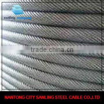 19*7 ungalvanized steel wire rope
