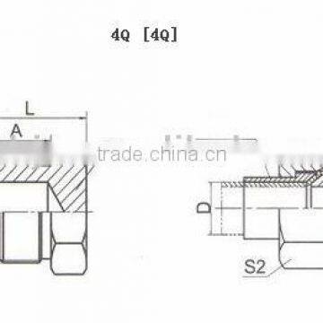 hydraulic fittings / carbon steel forged flange/zhejiang shaoxing