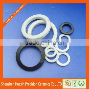 Mechanical white and black alumina thermal insulation ceramic ring