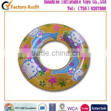new model double swim ring for vinyl / tpu inflatable promotional advertising