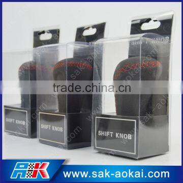 Automatic Gear Shift Knob Leather/Aluminum/carbon Fiber photo-4