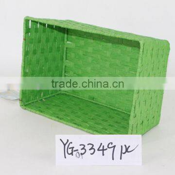 Good Quality 100% Handmade Paper Straw Basket