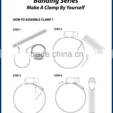 3M Length Swivel Pipe Clamp Vertical Wall Mount Pipe Clamp photo-5
