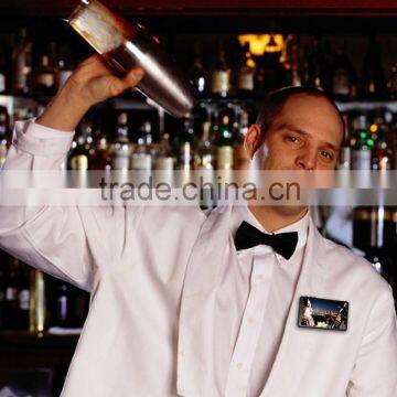 3.0 Screen Rechargeable Lithium Battery 480*272 Resolution Bluetooth Wearable Photo Badge photo-2