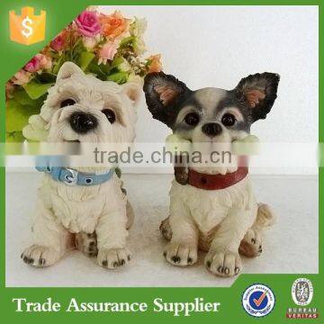 Hight Quality Polyresin Garden Dog Figurines Wholesale