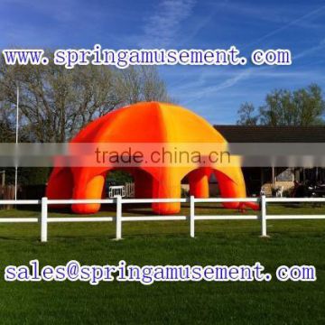 beautiful orange color inflatable marquee for sale or inflatable dome tent sp-t1022