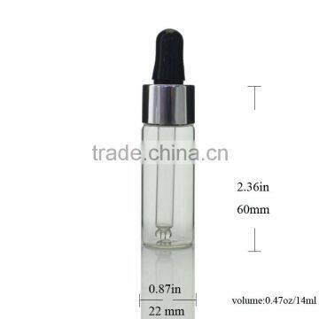 14ml Black Glass UV Resistant Dropper Bottles, UV Safe Glass Dropper Bottles for Essential Oils and Aromatherapy