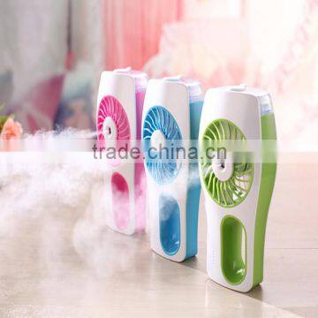 hot selling ! ultrasonic personal mini usb 2 in 1 cooling korean air humidifier fogger mist maker as seen on tv