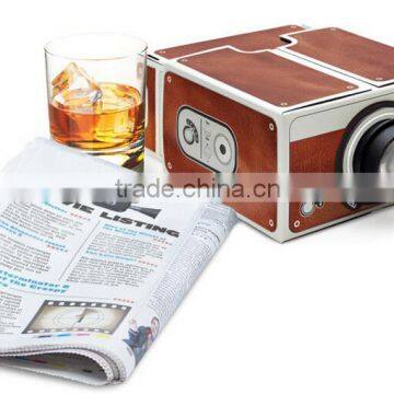 wholesale China Cardboard DIY 3D mini portable projector for android smartphones mobile phone