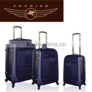 Colourful PC luggage valise trolley with fashion luggage for girls