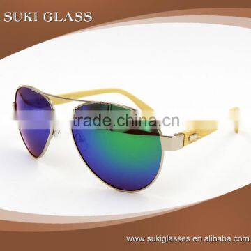 2016 high qualiti uv400 polar wooden temple glasses