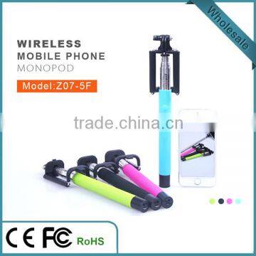 China supplier selfie stick with bluetooth shutter button lowest price