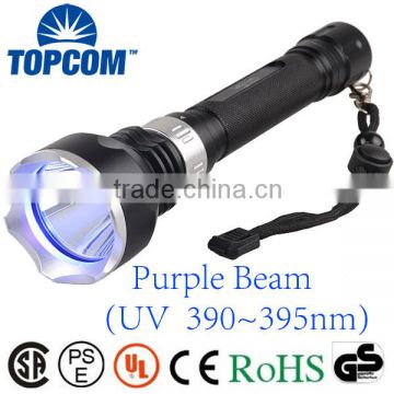 10W Ultraviolet Lantern XPE Purple Light 395nm Underwater 50m UV Diving Flashlight Torch