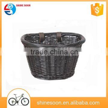 wholesale wicker baskets woven bicycle basket /natural pet bicycle bike baskets