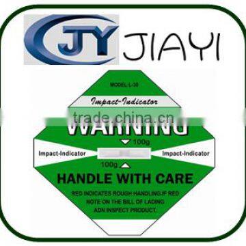 New Model Shockwatch Label Damage Control Indicator Intelligent Impavt Sticker Shock Sensor Tape