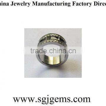 Alibaba china stylish 316l stainless steel ring design on hit