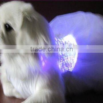 New luminous pet clothes illuminated pet clothing for dogs led dog clothes for europe