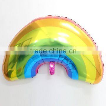 2015 Newest 95X62cm Rainbow shape Foil Balloon for Wedding&Party decoration