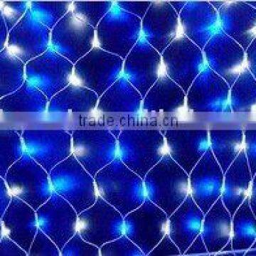 super bright blinking blue decortive net light