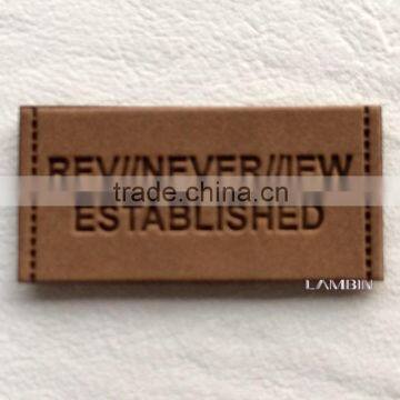 Hangzhou Lambin Customs Leather Label Patch for Women's Hats photo-3