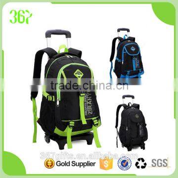 Fashion Design Multifunctional Travel Backpack Bag with Wheeled Trolley Bag