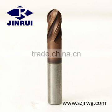 JR134 Nano coating 3mm-16mm Solid carbide ball nose end mill for wood