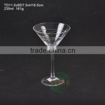 2016 new hand made 8oz wine glass cocktail cup