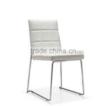 Modern Design White Leather Modern Restaurant Chair