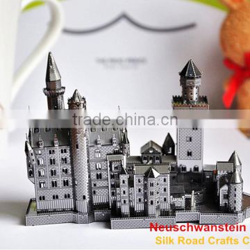 Neuschwanstein Castle puzzle jigsaw by stainless steel