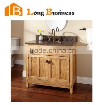 LB-LX2087 5 years quality guarantee solid wood bathroom vanity