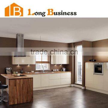 High glossy white round kitchen cabinet wall cabinet                        
                                                Quality Choice