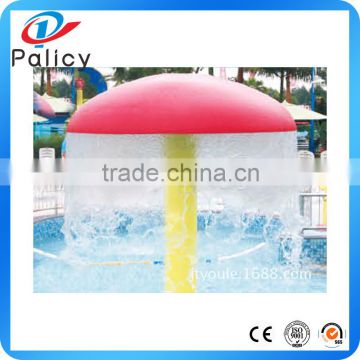 Waterfall mushroom water park fake mushroom for swimming pool