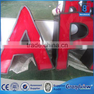 Customized led light decorative alphabet 3d outdoor letter