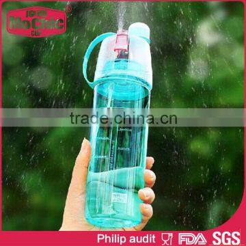 Mochic 600mL Sports Plastic Water Bottle With Spray