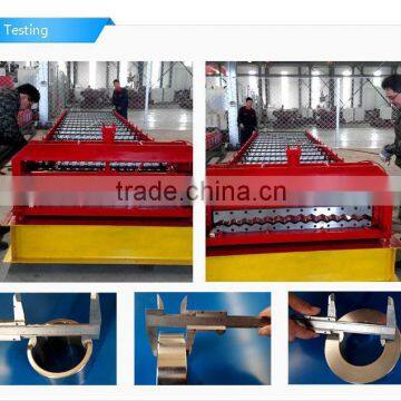 Wall Roofing Panel Roll Forming Machine With eccentric Cut-off for metal roofing and cladding/roof panel /steel tile machine