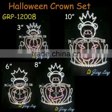 latest group tiara pumpkin tiara halloween crowns