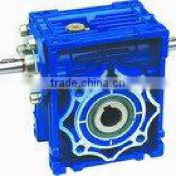 NMRV double worm gear speed reducer box and motor