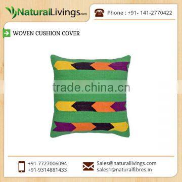 Multi Coloured Arrow Design Cushion Cover Made of 100% Cotton