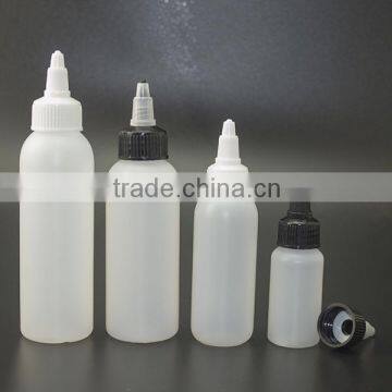 30ml PE bottles with twist off caps clear eye drop bottle E-cigarette drop bottle