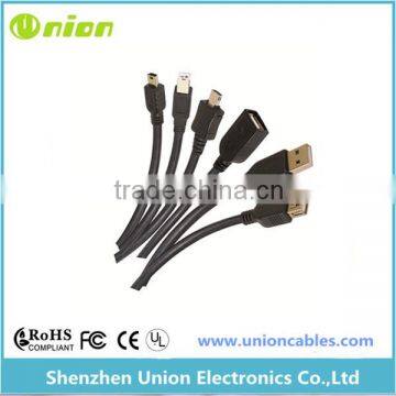 USB 2.0 A male to USB mini B 5 pin Data Sync & power Charge Cable