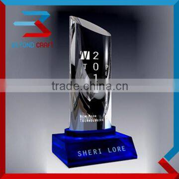 Customized New Design Crystal Trophy and Awards