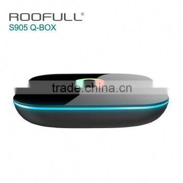 Shenzhen Q-Box New product 2016 Hot Selling QBOX Android tv box 5.1 Smart Wifi 4K 2G+16G Set top box qbox quad core s905 chip
