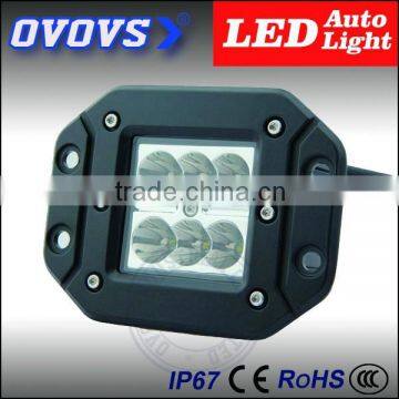 2014 New product! 18w led work light for truck 12v offroad/driving light led 3w/pc auto light