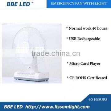 New design camping light fan,electric table fan parts,multifunctional rechargeable fan