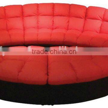Hot Sale Color Bright Fancy Leather Recliner Sofa for Hotel Used photo-3
