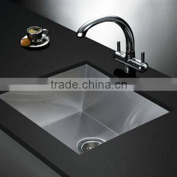 Handmade Stainless Steel Undermount Single Bowl Kitchen Sink Small Bar Sink