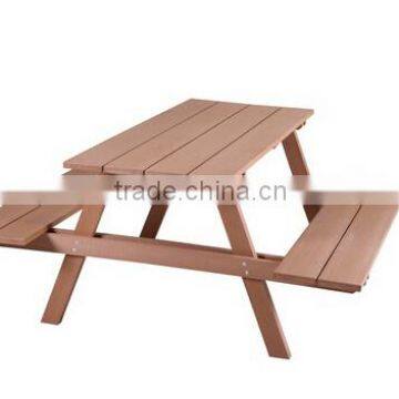 Wpc Raw Material Folding Wood Bench Outdoor Wood Bench Wood Park Bench photo-3