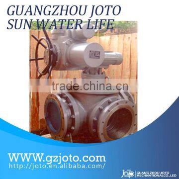 Four Way stainless steel ball valve price china supplier