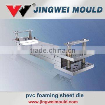 2014 pvc+ wood powder(wpc) fine foaming mould