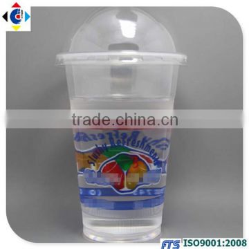 16oz Disposable Clear/Colored Plastic Cup